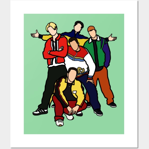 Backstreet Boys Wall Art by LiloAndArt